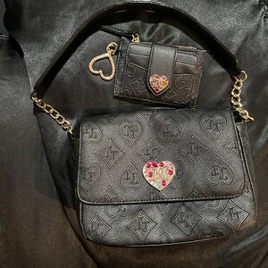 Black Designer Women's Bag Set